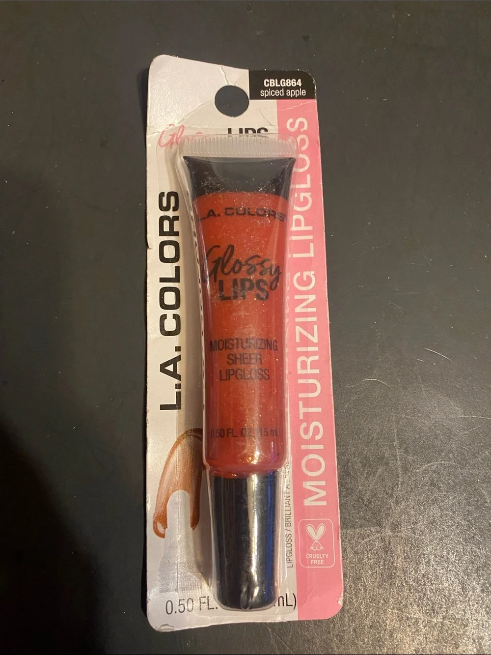 L.A. Colors Pink & Peach Eyeshadow Quad with Pink Lip Gloss and Highlight Duo
